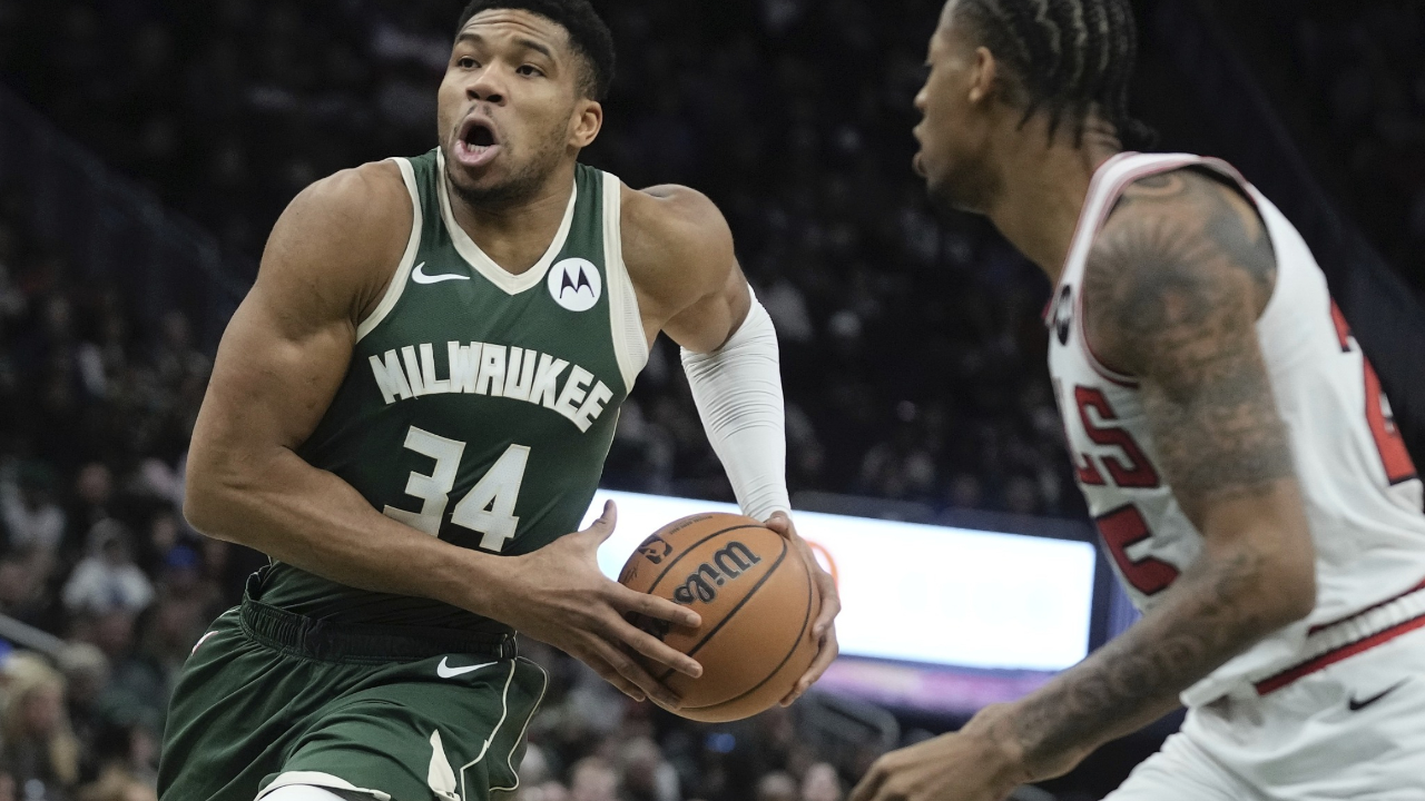 江苏队轻取公牛，字母哥统治全场